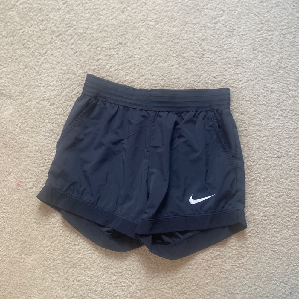 Grey Nike athletic shorts